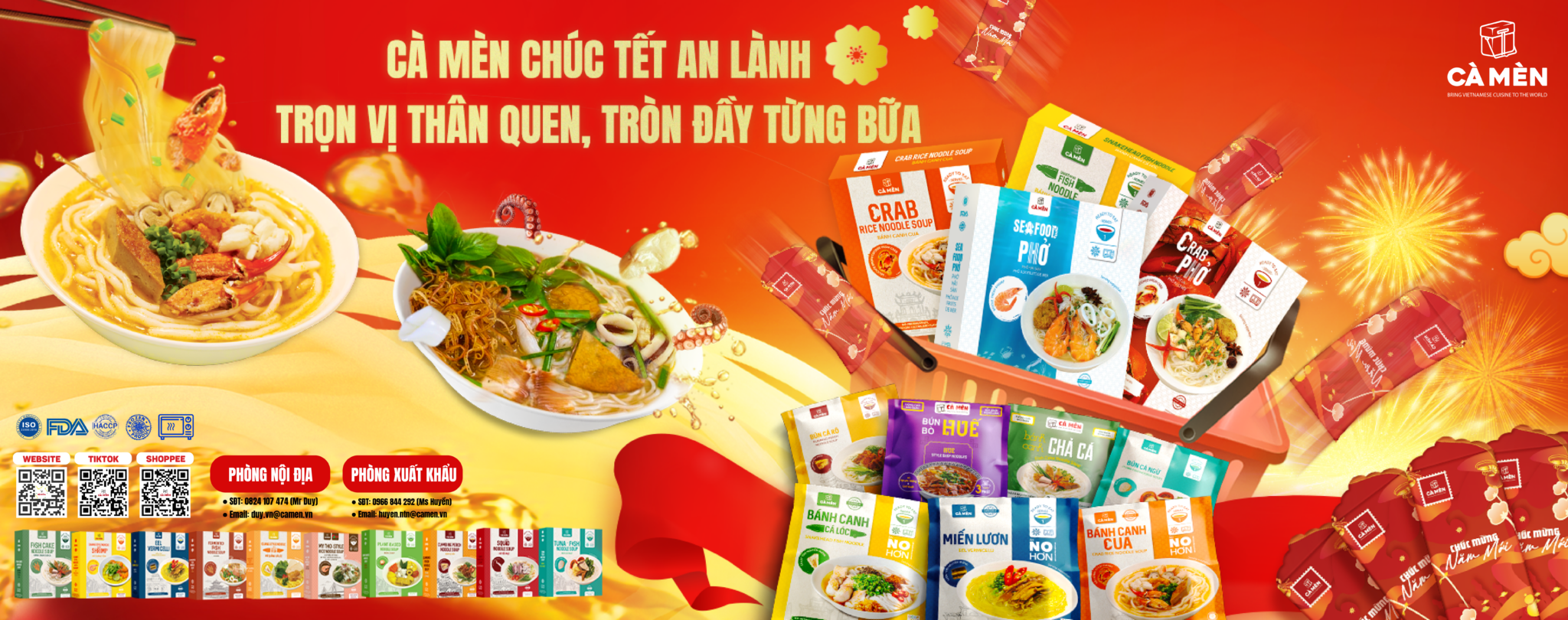 Cà Mèn Foods chúc tết an lành